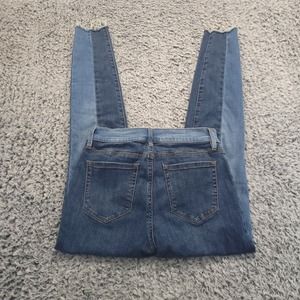 Pacsun Jeans Womens 25 Blue High Rise Slim Jegging Skinny Normcore Distressed